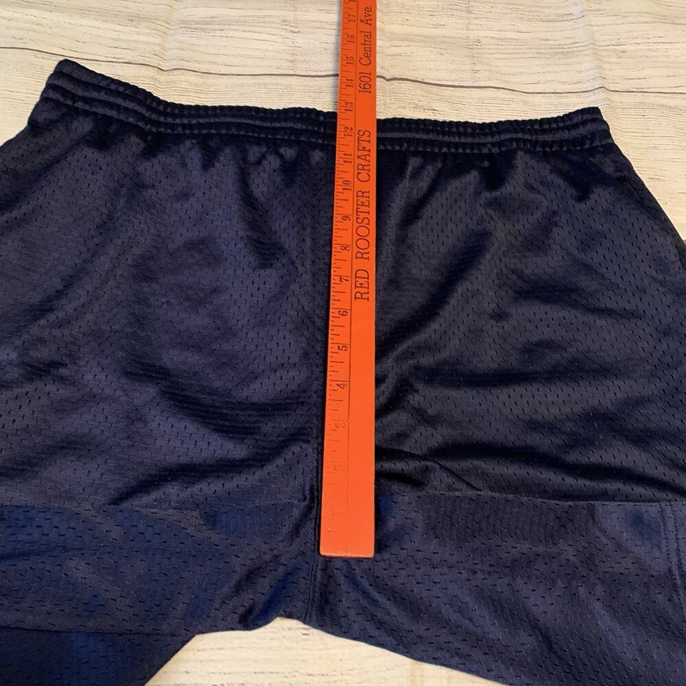 Men's Navy Athletic Shorts with Gold Logo - Picture 7 of 12